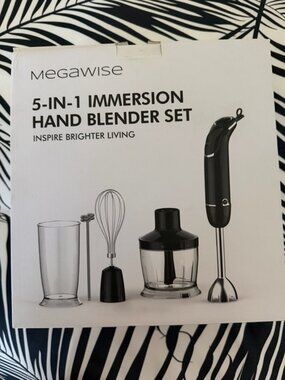 New-in-Box MEGAWISE 5-in1 Immersion Hand Blender Set